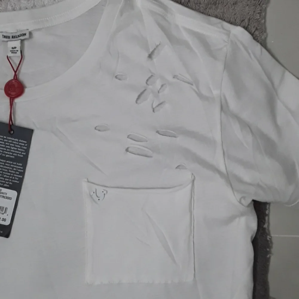 True Religion distressed tee - Picture 2 of 7